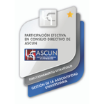 Participación efectiva en Consejo Directivo de ASCUN