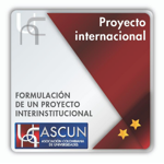 Formulación de un proyecto interinstitucional aprobado - Internacional
