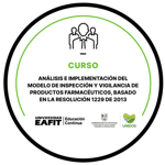 CURSO: ANÁLISIS E IMPLEMENTACIÓN DEL MODELO DE INSPECCIÓN Y VIGILANCIA DE PRODUCTOS