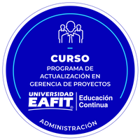 CURSO: PROGRAMA DE ACTUALIZACIÓN EN GERENCIA DE PROYECTOS.