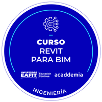 CURSO: REVIT PARA BIM EN CONVENIO CON ACADEMIA