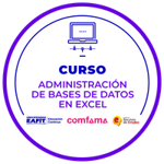 CURSO: ADMINISTRACIÓN DE BASES DE DATOS EN EXCEL