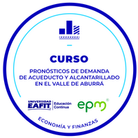 CURSO: PRONÓSTICOS DE DEMANDA DE ACUEDUCTO Y ALCANTARILLADO EN EL VALLE DE ABURRÁ.