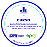 CURSO: PRONÓSTICOS DE DEMANDA DE ACUEDUCTO Y ALCANTARILLADO EN EL VALLE DE ABURRÁ.