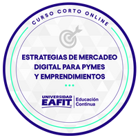 CURSO CORTO ONLINE : ESTRATEGIAS DE MERCADEO DIGITAL PARA PYMES Y EMPRENDIMIENTOS
