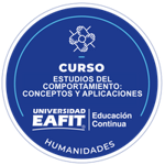 CURSO: ESTUDIOS DEL COMPORTAMIENTO, CONCEPTOS Y APLICACIONES.