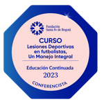Curso Lesiones Deportivas en futbolistas, Un Manejo Integral - Conferencista