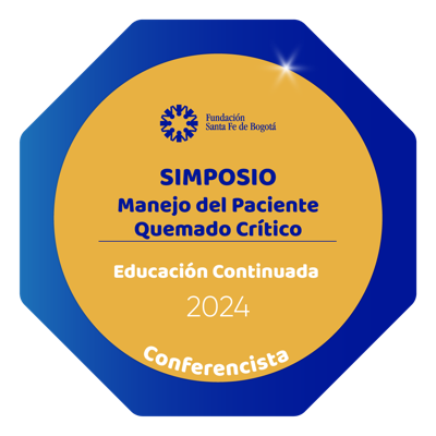 Simposio Manejo del Paciente Quemado Crítico - Conferencista