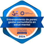 Entrenamiento de pares: gestor comunitario en salud mental