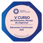 V Curso de Politrauma, Manejo en Urgencias - Conferencista