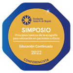 Simposio Principios Básicos de la Ecografía para Valoración en Pacientes Críticos - Conferencista