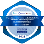 I Simposio de Enfermería en Cuidado Crítico Neonatal, Pediátrico y Adulto y  5to Simposio Internacional de Enfermería en Cuidados Críticos adultos y Neonatal_Conf