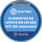 CURSO DE ELEMENTOS DE APOYO EN UN SISTEMA DE GESTIÓN ANTISOBORNO NTC ISO 37001:2017