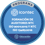 PROGRAMA DE FORMACIÓN DE AUDITORES EN LA NTC ISO 9001:2015 Y NTC ISO 13485:2016.