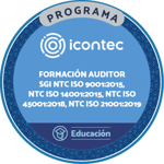 PROGRAMA DE FORMACIÓN DE AUDITORES INTERNOS DE SISTEMAS DE GESTIÓN INTEGRADOS HSEQ. NTC ISO 21001:2019, NTC ISO 14001:2015, NTC ISO 45001:2018