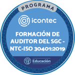 PROGRAMA DE FORMACIÓN EN AUDITORÍA DE SISTEMAS DE GESTIÓN DEL CONOCIMIENTO - NTC-ISO 30401:2019
