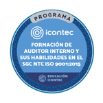 PROGRAMA FORMACIÓN AUDITOR INTERNO Y SUS HABILIDADES EN EL SISTEMA DE GESTIÓN DE CALIDAD NTC ISO 9001:2015