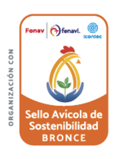 Sello de Avícola de sostenibilidad - Bronce