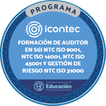 PROGRAMA DE FORMACIÓN DE AUDITORES EN SISTEMAS DE GESTIÓN INTEGRADOS NTC ISO 9001:2015, NTC ISO 14001:2015, NTC ISO 45001:2018 Y LA GESTIÓN DE RIESGOS BAJO LA NTC ISO 31000:2018