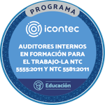 PROGRAMA DE FORMACIÓN DE AUDITORES INTERNOS EN FORMACIÓN PARA EL TRABAJO BAJO LA NTC 5555:2011 Y NTC 5581:2011