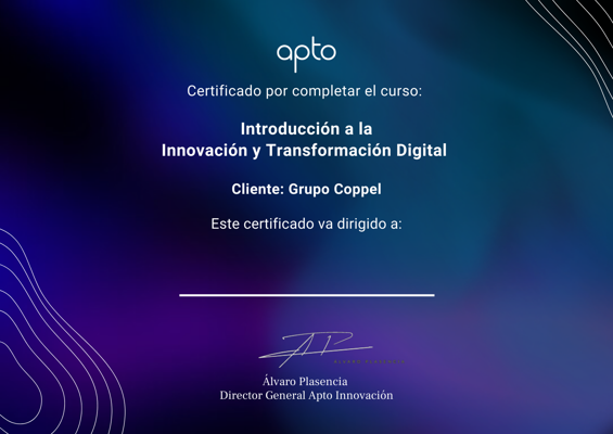 Apto Education / Curso Introducción a la Innovación y Diseño Estratégico