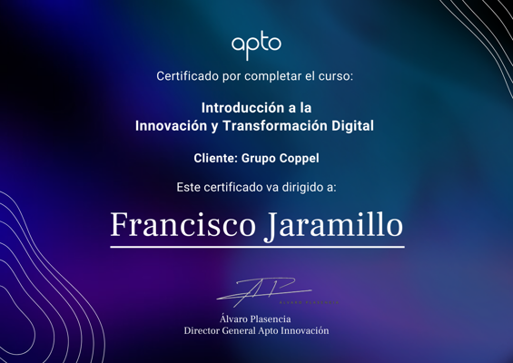 Apto Education / Curso Introducción a la Innovación y Diseño Estratégico