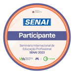 Participante do Seminário Internacional de Educação Profissional SENAI 2023