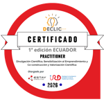 Certificado Practitioner Divulgación Científica, Sensibilización al Emprendimiento y Co-construcción y Valorización Científica