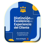 Distinción en Excelencia en Experiencia del  cliente