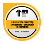Especialista en Gestión Empresarial y Evaluación de Proyectos