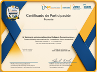 IV Seminario en Automatización y Redes de Comunicaciones: “Conectividad y automatización: creando un futuro sostenible” (Ponente)