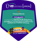Diplomado y semana de inmersión en Gerencia de proyectos sociales y contratación pública con énfasis en pueblos étnicos.