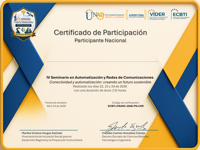 IV Seminario en Automatización y Redes de Comunicaciones: “Conectividad y automatización: creando un futuro sostenible”(Nacional)