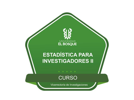 Curso Estadística para investigadores II