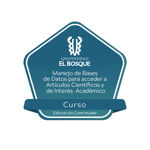 Curso Manejo de bases de datos para acceder a artículos científicos y de interés académico