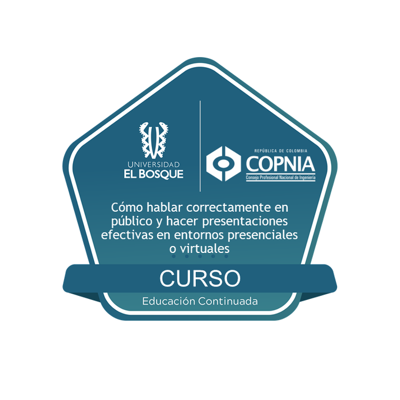 Curso Cómo hablar correctamente en público y hacer presentaciones efectivas en entornos presenciales o virtuales