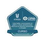 Curso Cómo hablar correctamente en público y hacer presentaciones efectivas en entornos presenciales o virtuales