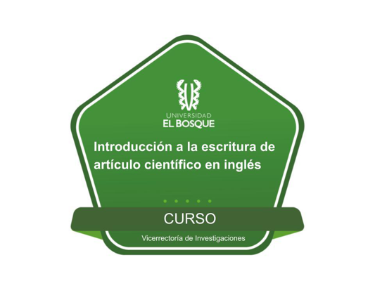 Introducción a la escritura de artículo científico en inglés