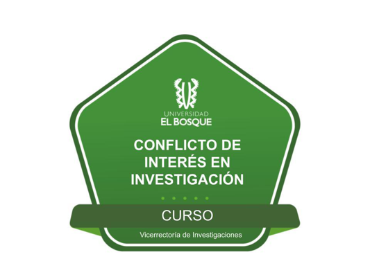 Curso Conflicto de interés en investigación