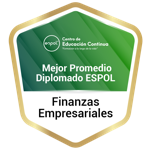 Mejor promedio en el Diplomado en Finanzas Empresariales