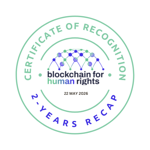 Certificate of Recognition