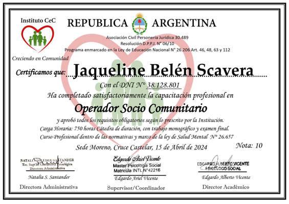Imagen de la credencial