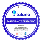 Participante Webinar "Jornada Laboral: Legislación actual y perspectivas futuras"
