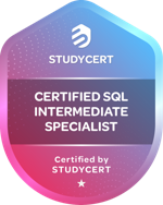 Certified SQL Intermediate Specialist