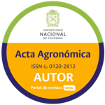 Autoría en publicación científica - Revista Acta Agronómica