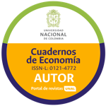 Autoría en publicación científica - Revista Cuadernos de Economía