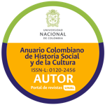 Autoría en publicación científica - Revista Anuario Colombiano de Historia Social y de la Cultura