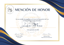 Mención de honor Siembra