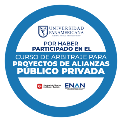 Participación curso: Arbitraje para Proyectos de Alianzas Público Privada