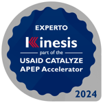 Certificado de Participación como Experto en el Programa de Aceleración Kinesis